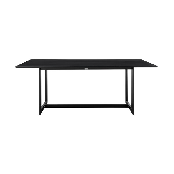 Armen Living Grand Outdoor Patio Dining Table in Aluminum 840254332706 - main